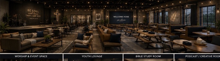 Worship & event lounge upstairs